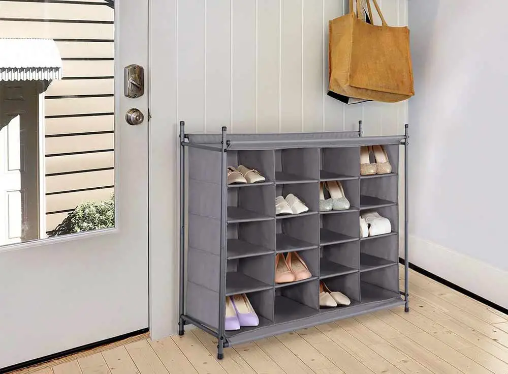 20-cube-grey-stackable-shoe-cubby-organiser