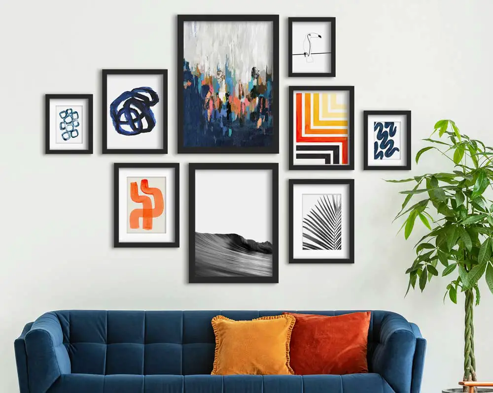 abstract-art-gallery-wall