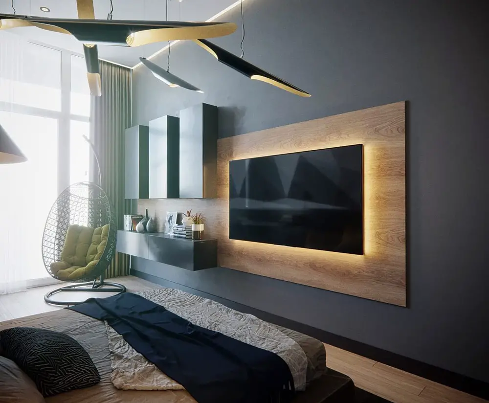 bedroom-tv-wall-with-back-lighting