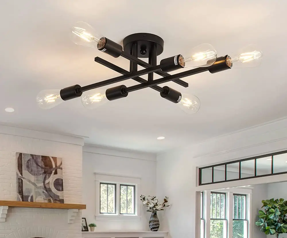 black-led-ceiling-light