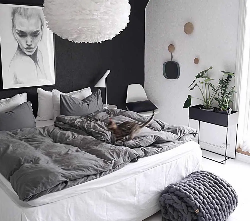 black-white-grey-bedroom