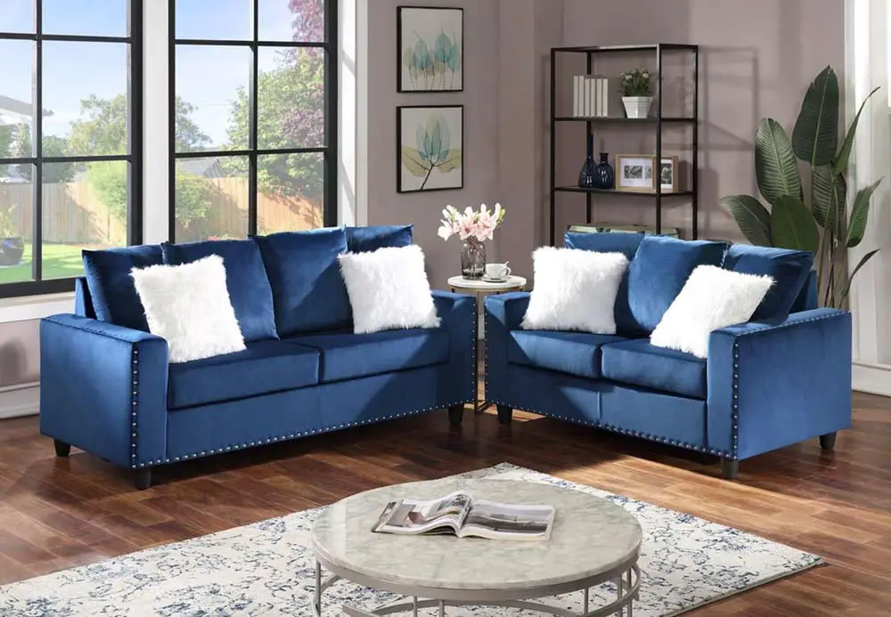 blue-fabric-sofa