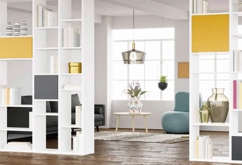bookshelf room dividers