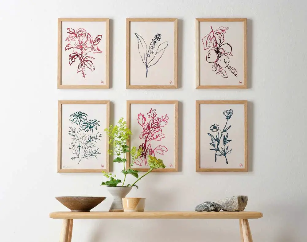 botanical-gallery-wall