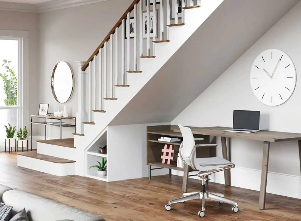 Computer Desk Under Stairs