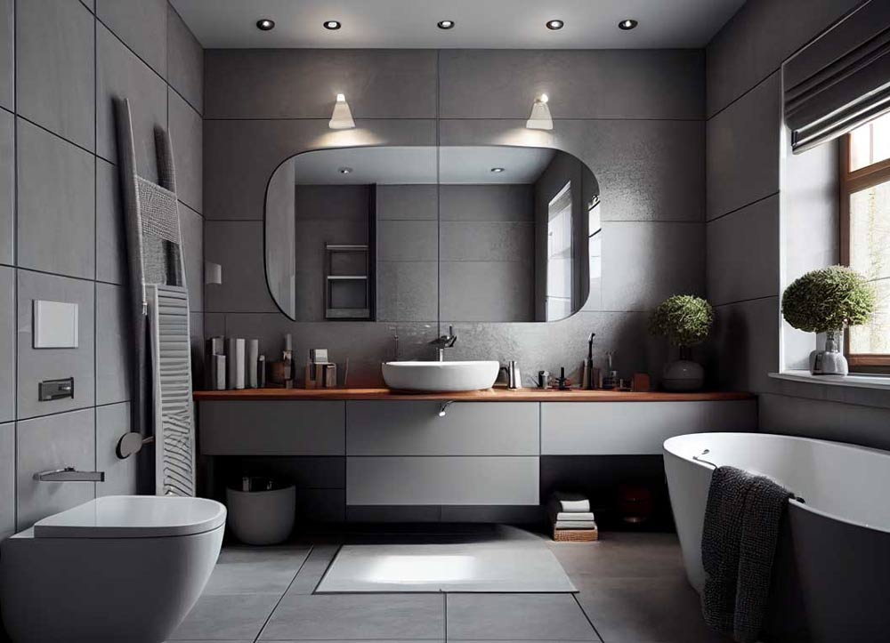 contemporary-grey-bathroom