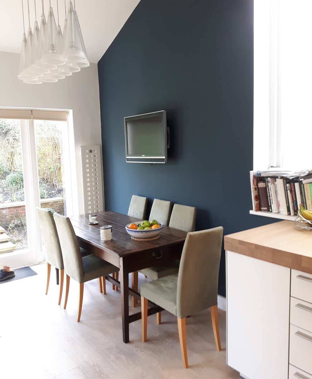 dark-blue-kitchen-diner-wall