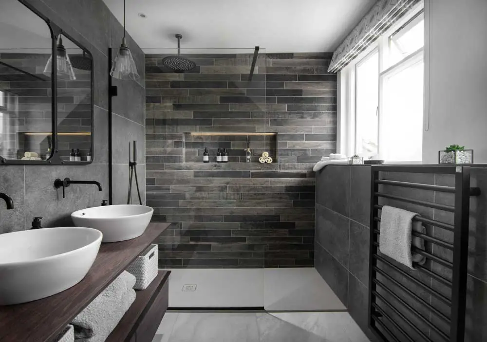 Dark Grey Bathroom