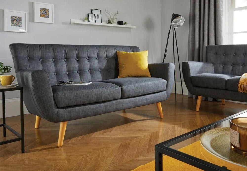 Black And Grey Sofa What Colour Walls | Baci Living Room