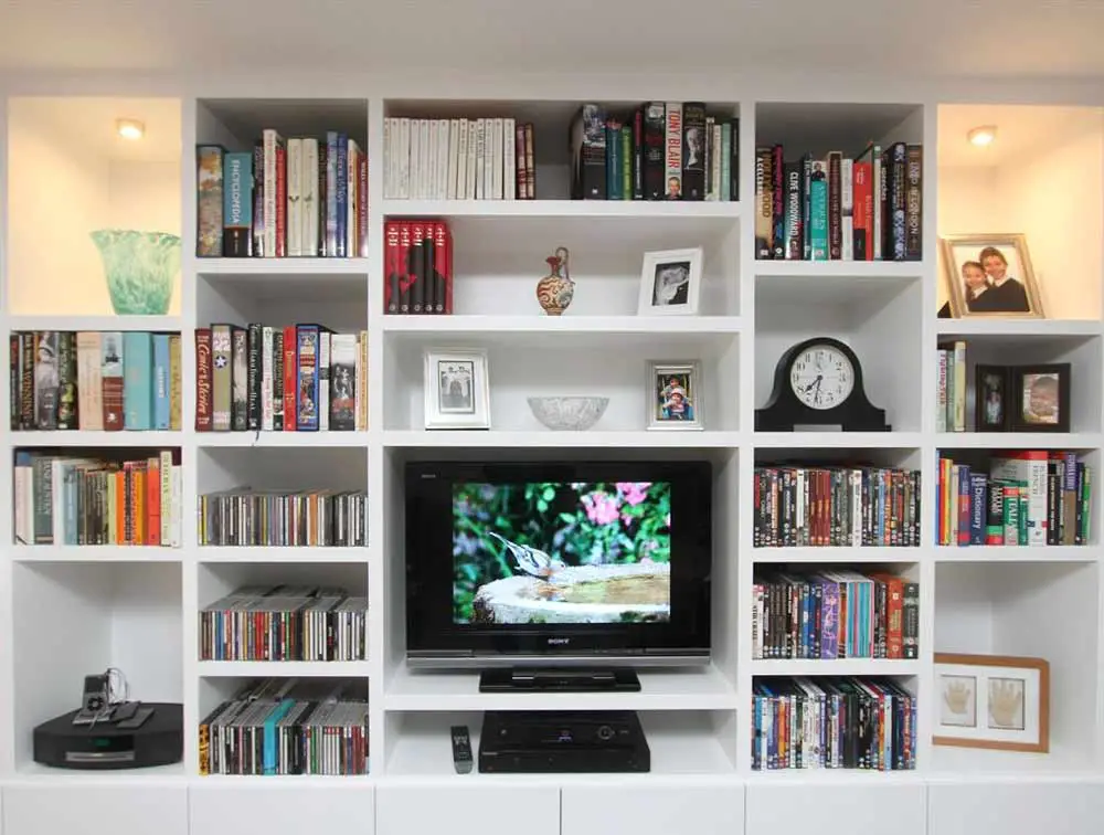 Display Your Books with Built-In Bookshelves
