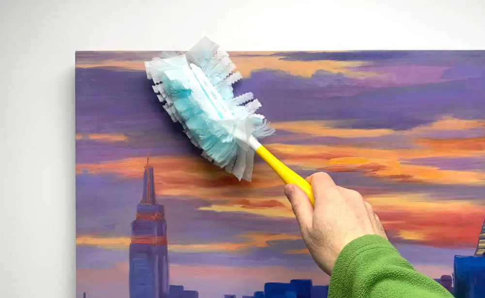 dusting-a-painting