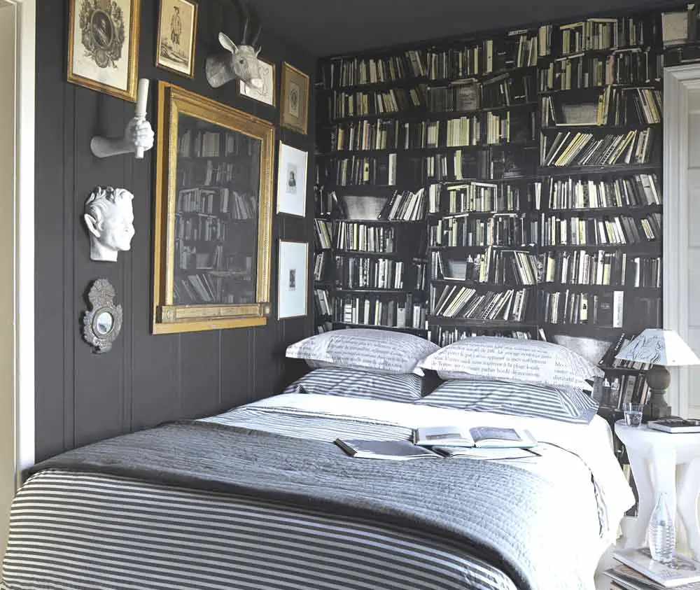 eclectic-grey-bedroom