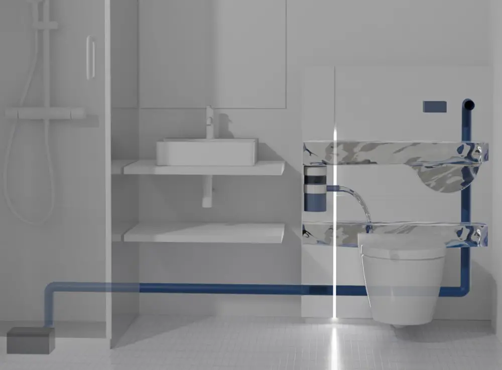 Eco-Friendly bathroom Water Recycling System