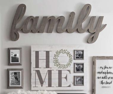 Family Wall Word Art