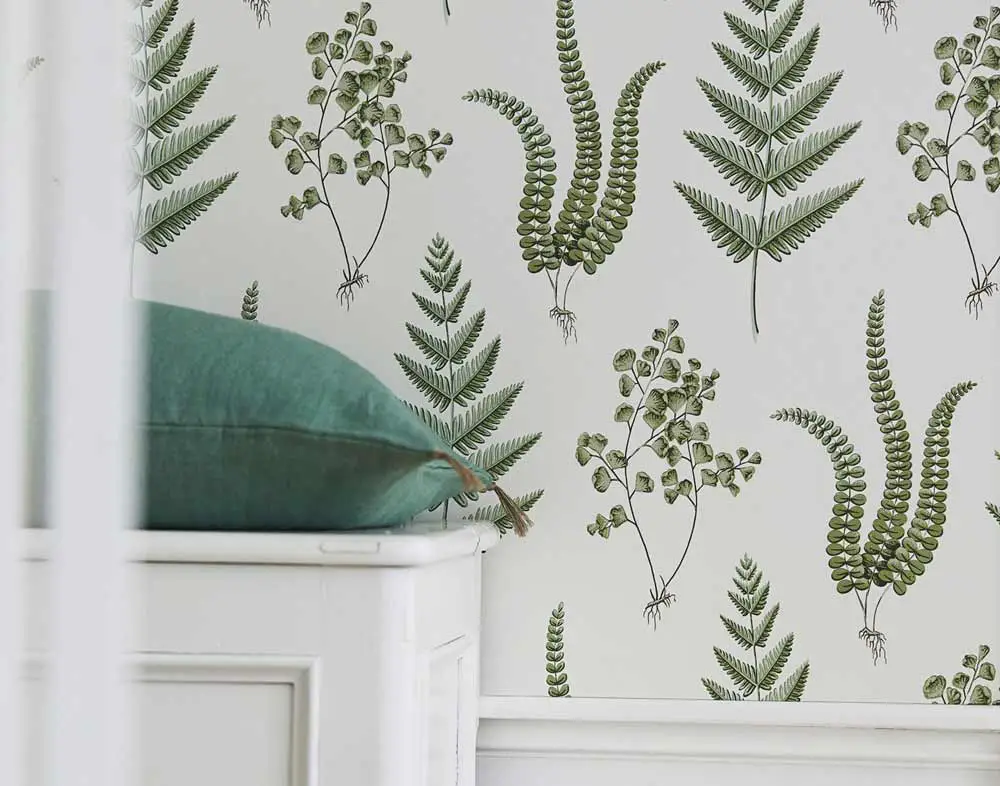 floral-fern-wallpaper