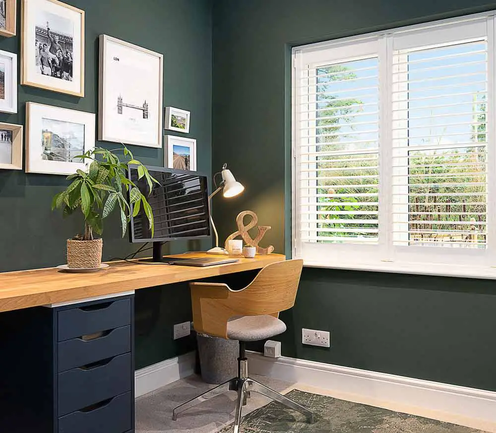 forest green home office
