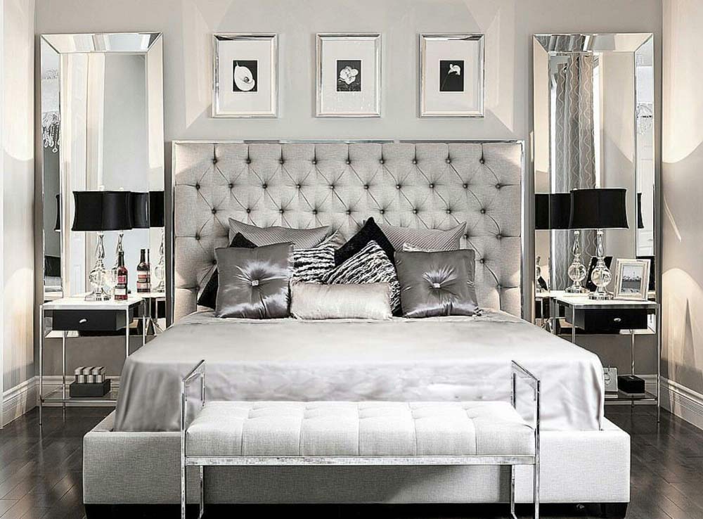 Black And Silver Bedroom Decorating Ideas