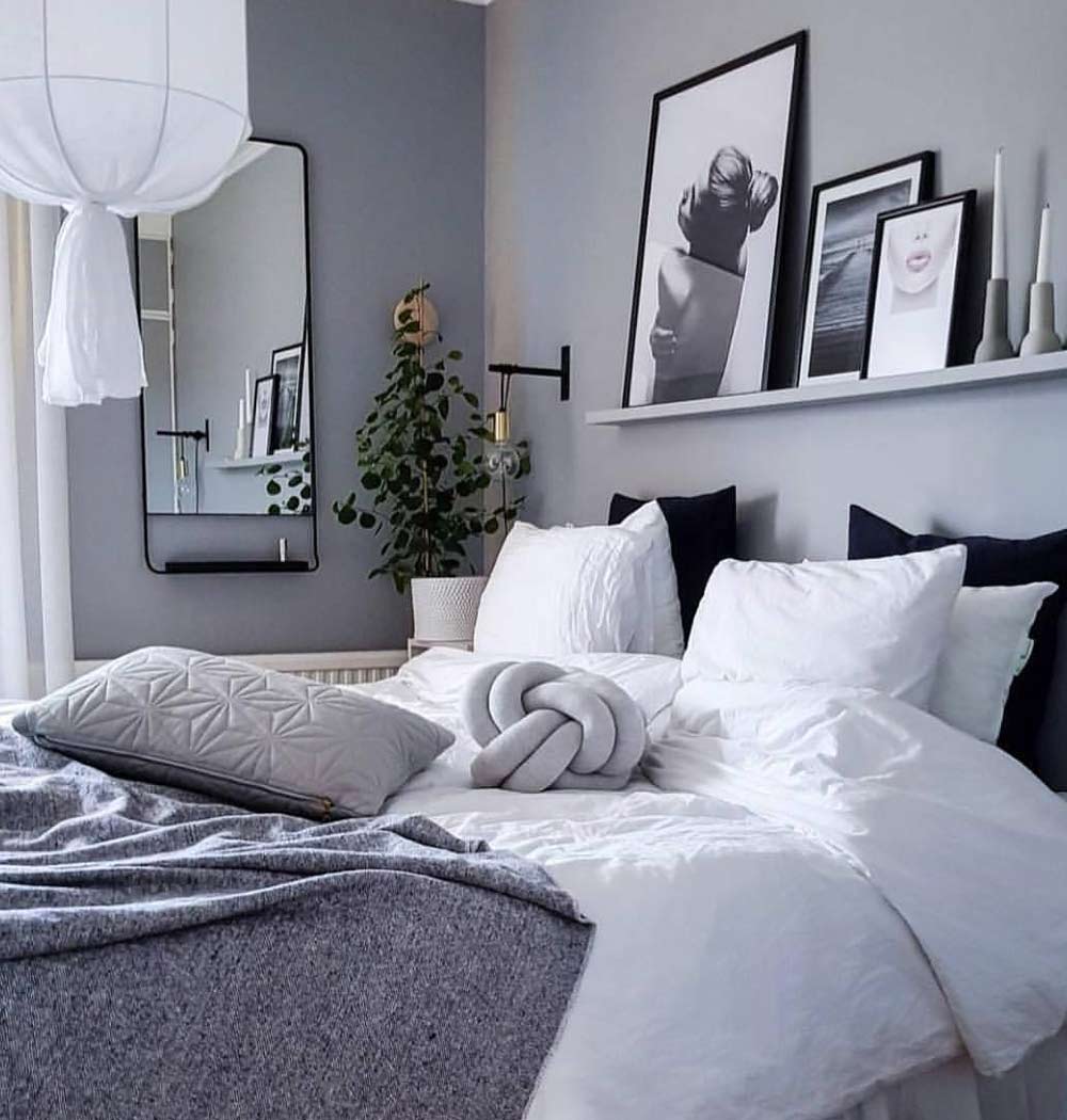 grey-and-white-bedroom-decor