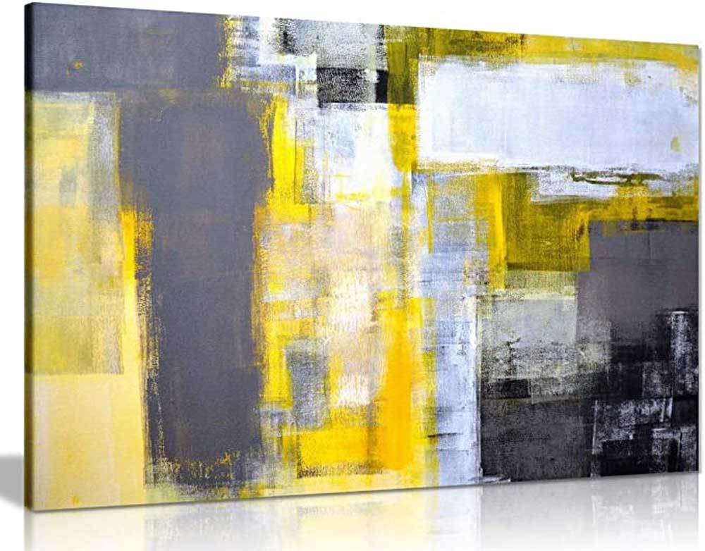 grey-and-yellow-abstract-canvas-art