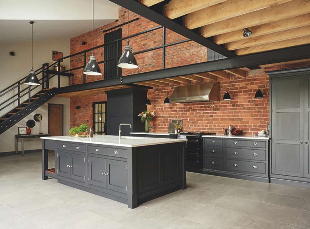 grey-industrial-kitchen-decor