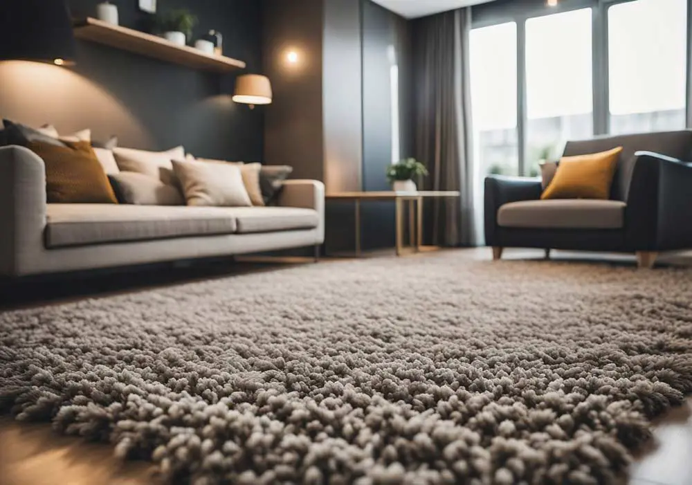 grey-shaggy-rug-in-cosy-living-room