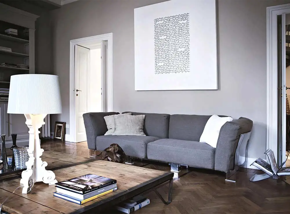 Grey Theme Living Room