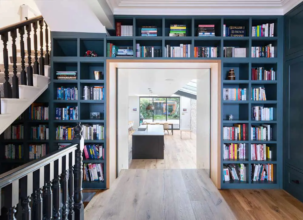 hallway-book-wall