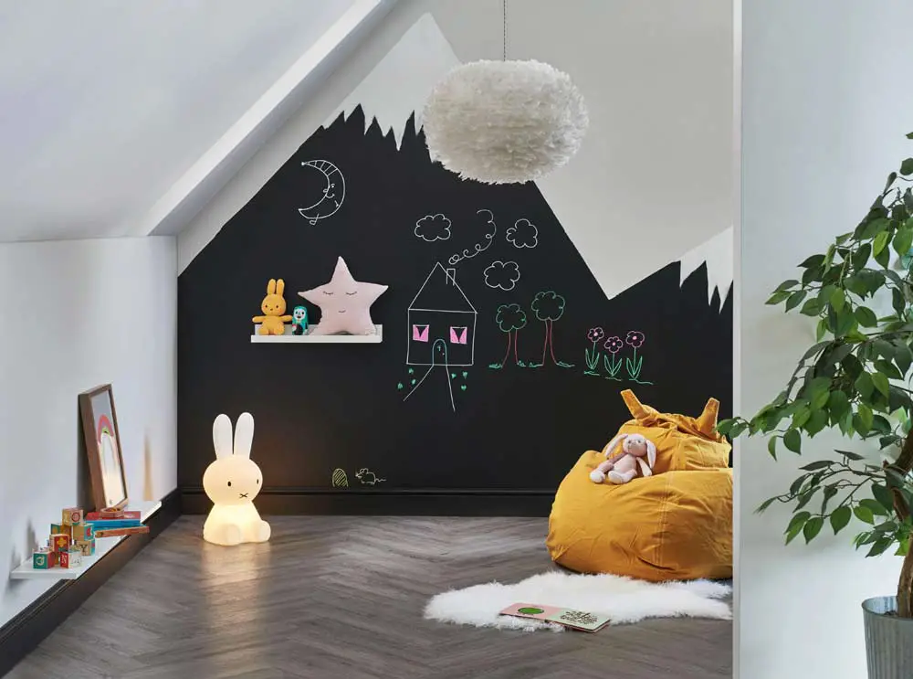 Blackboard wall shop
