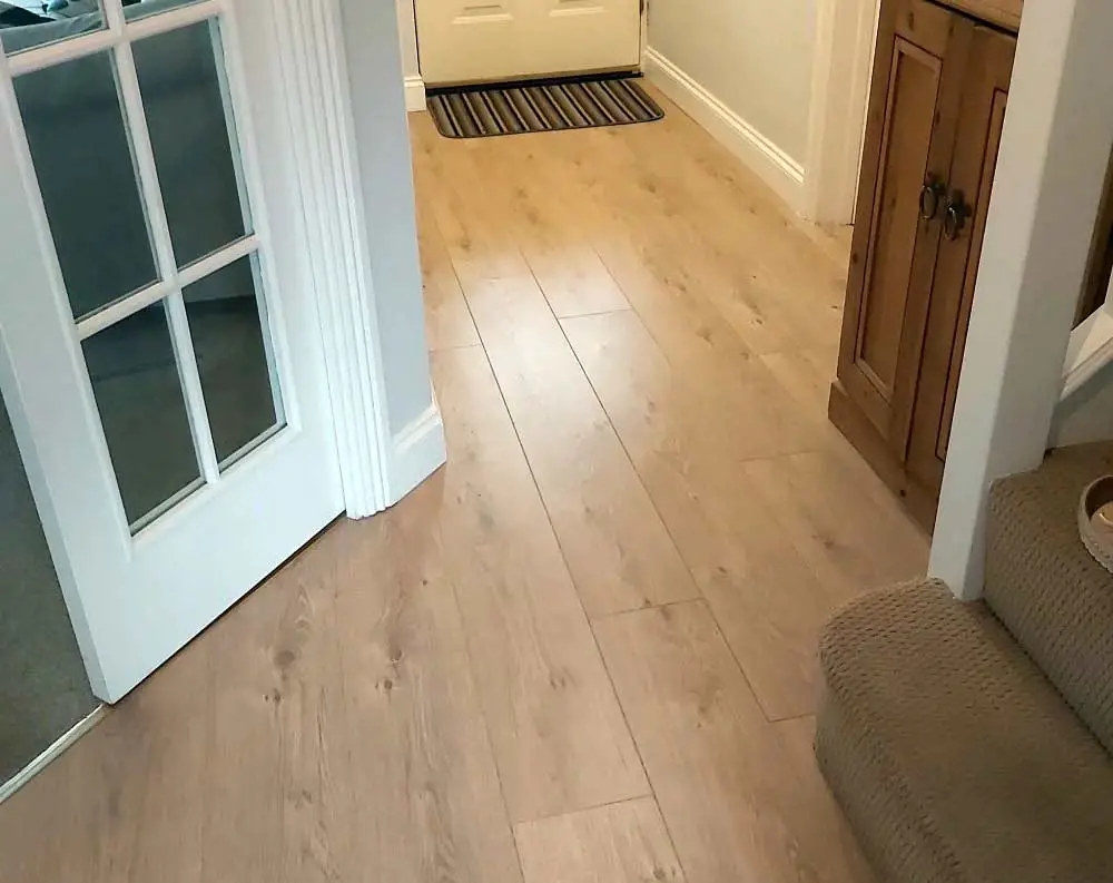 Laminate flooring for hallway