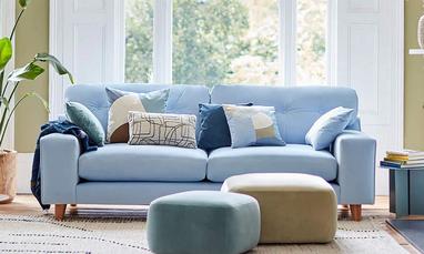Blue Sofas In Living Room Decor Schemes