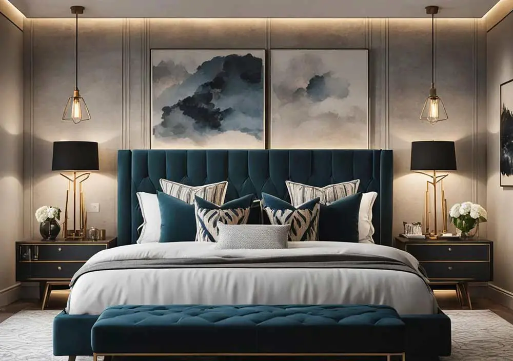 luxury-bedroom-with-artwork-and-decorative-objects