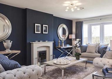 Navy Blue And Silver Living Room Decor | Cabinets Matttroy