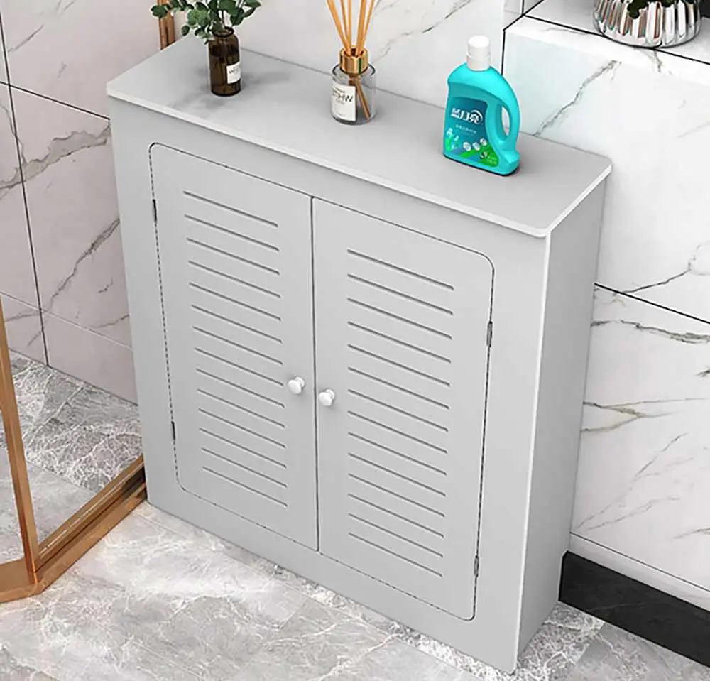 Modern Gray Waterproof PVC Radiator Cover