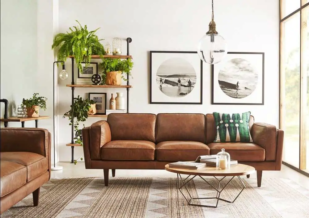 modern-white-room-brown-leather-sofa