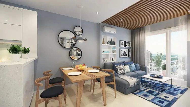 Small open plan kitchen discount dining living room designs
