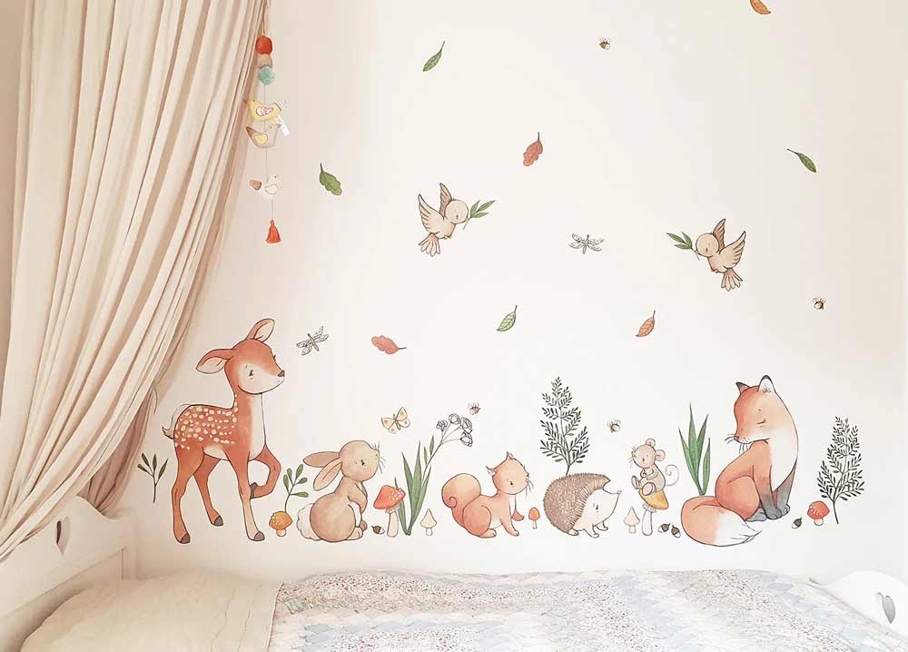 nusery-cute-animals-fabric-wall-stickers
