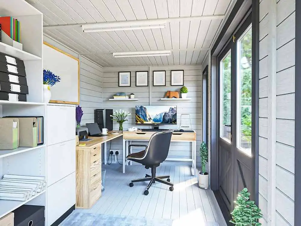 Optimise Natural Light in garden room office