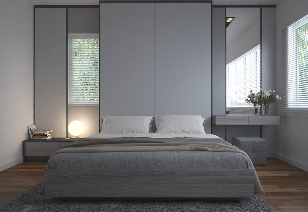 plain-minimalist-grey-bedroom