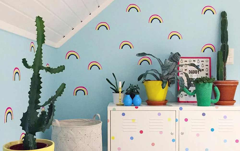 rainbow-paper-wall-stickers
