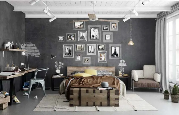 rustic-grey-bedroom