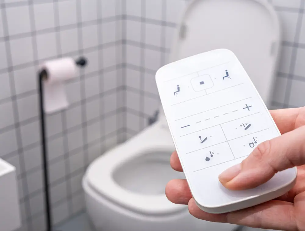 Smart Toilet with Integrated Bidet