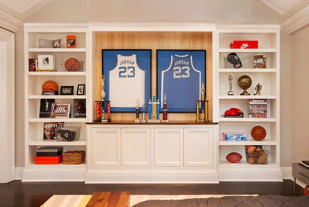 sports-memorabilia-wall