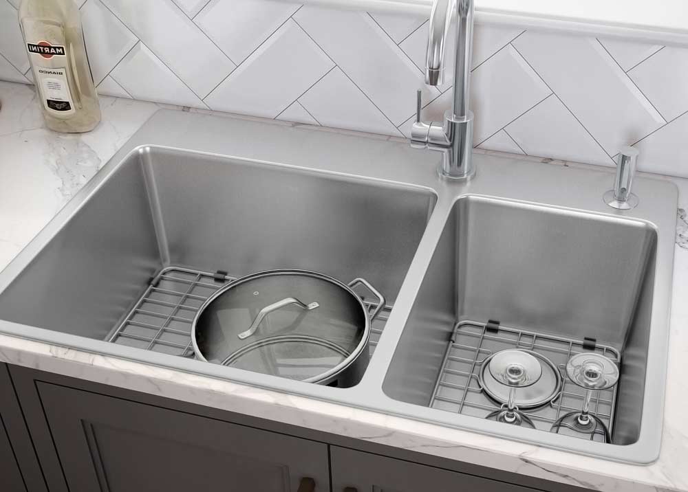 stainless steel drop in kitchen sink