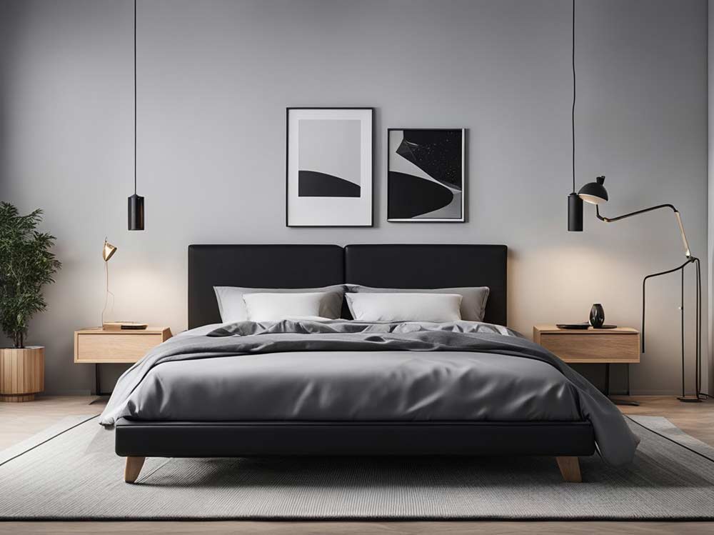 stylish modern bedroom