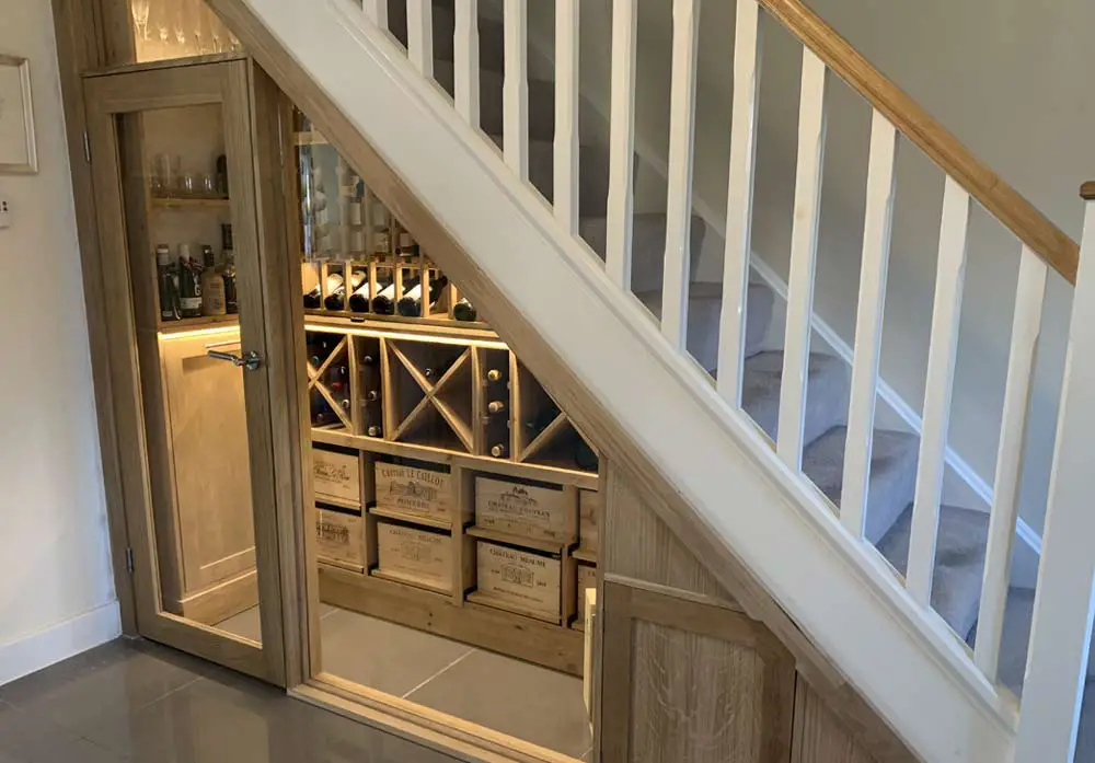 under-stairs-wine-storage
