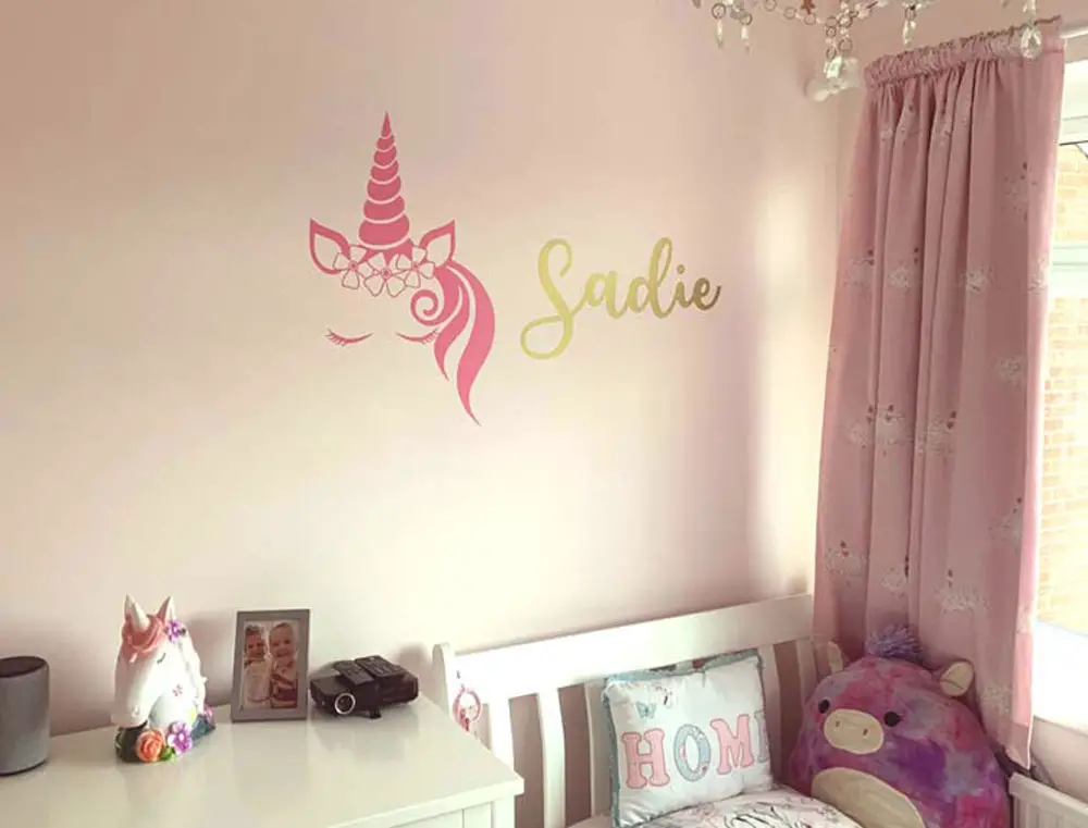 personalised-unicorn-horn-wall-sticker