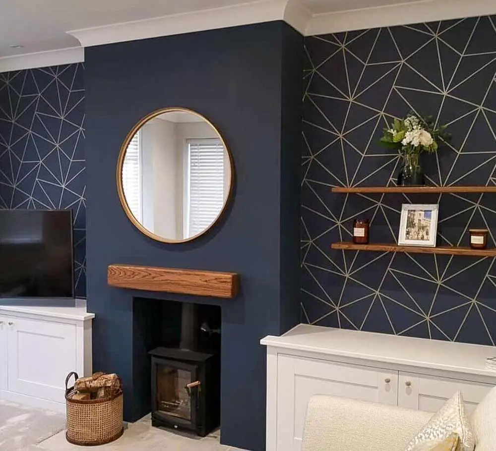 use-a-large-mirror-to-enhance-light-in-navy-blue-living-room