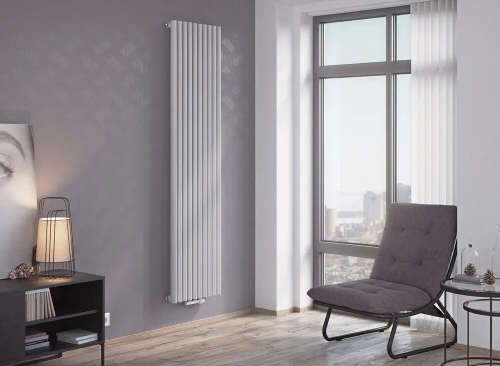 vertical designer radiator