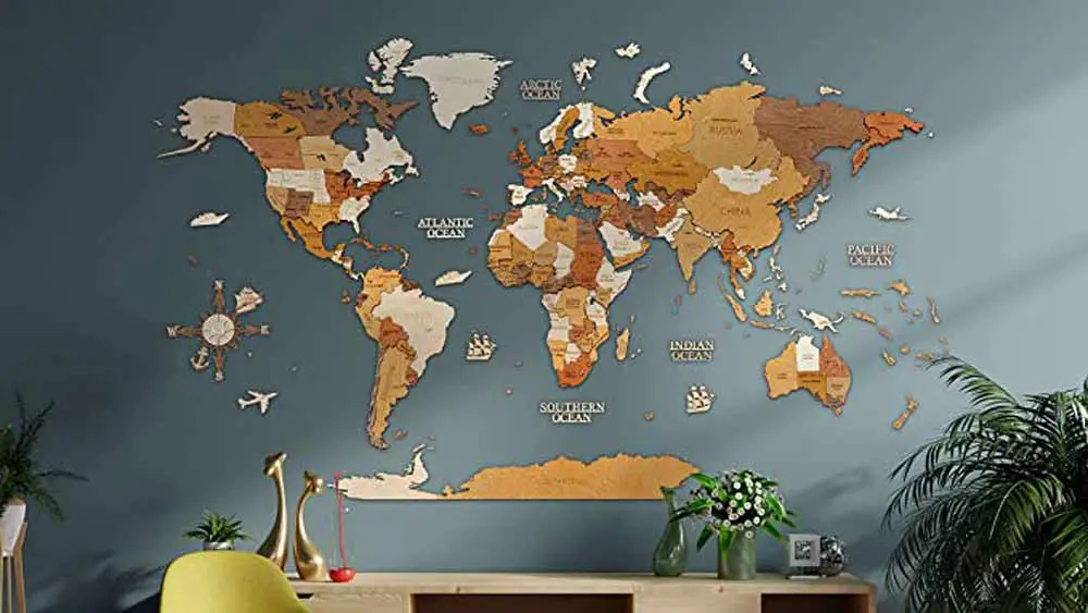 wooden-world-map