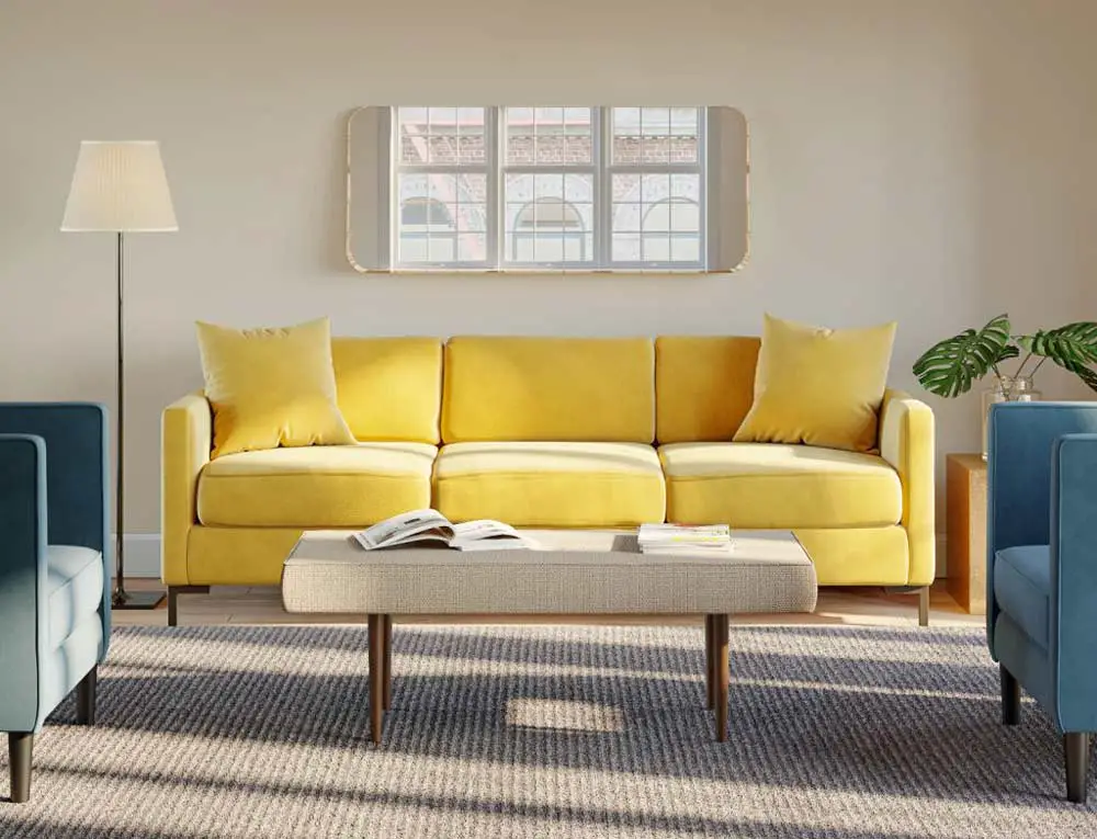 yellow-and-beige-living-room